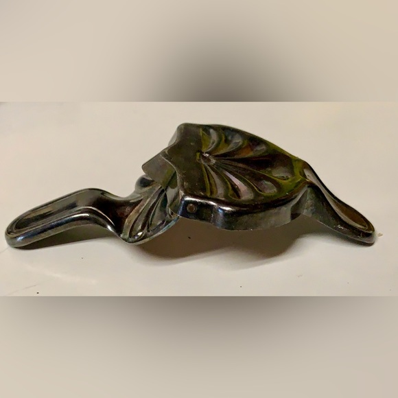 Mid Century Vintage Silver Plated Hinged Citrus Lemon Wedge Squeezer Press - Picture 9 of 12